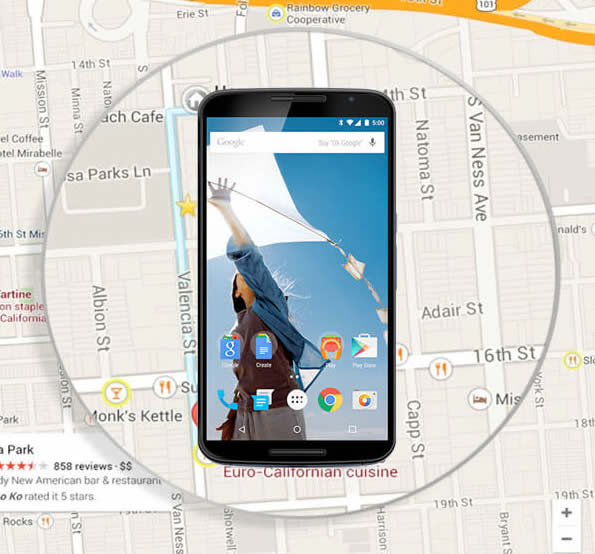 Rastreador de celular pelo google maps