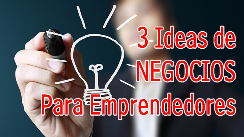 3 ideas de negocios para emprendedores